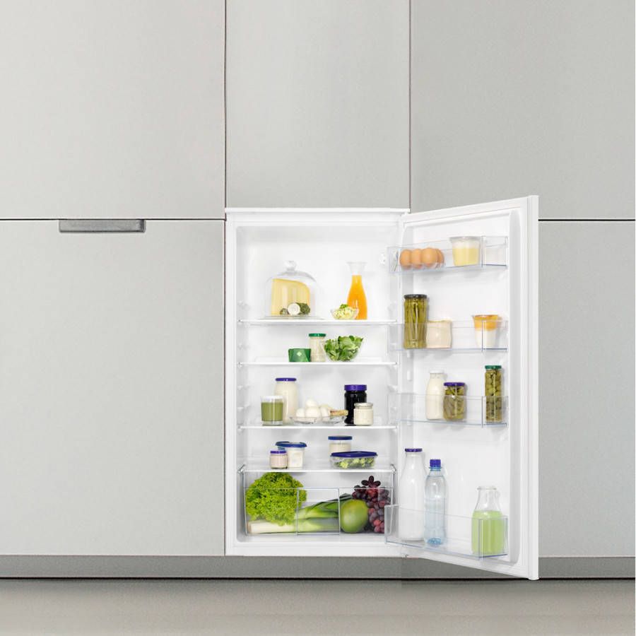Zanussi ZRAN10FS1 inbouw koelkast 102 cm hoog met sleepdeur montage online kopen