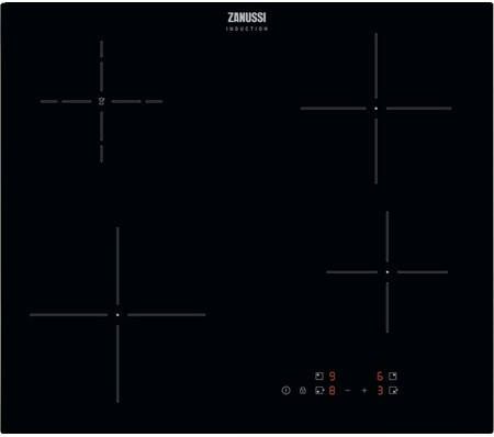 Zanussi ZITN641K Inductie inbouwkookplaat Zwart online kopen