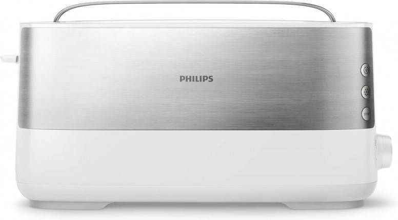 Philips Broodrooster Hd2692/00 Zilverkleurig/wit - Vriezerwebshop.nl