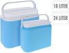 Merkloos 2x Koelboxen Kunststof 10/24 Liter Koelboxen Set 2 Stuks online kopen