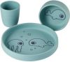 Done by Deer Baby Accessoires Silicone dinner set Sea friends Blauw online kopen