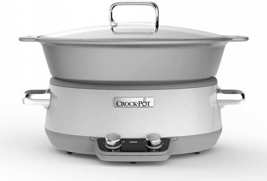 Crockpot CR027 DuraCeramic Saute slowcooker, 6 liter - Vriezerwebshop.nl